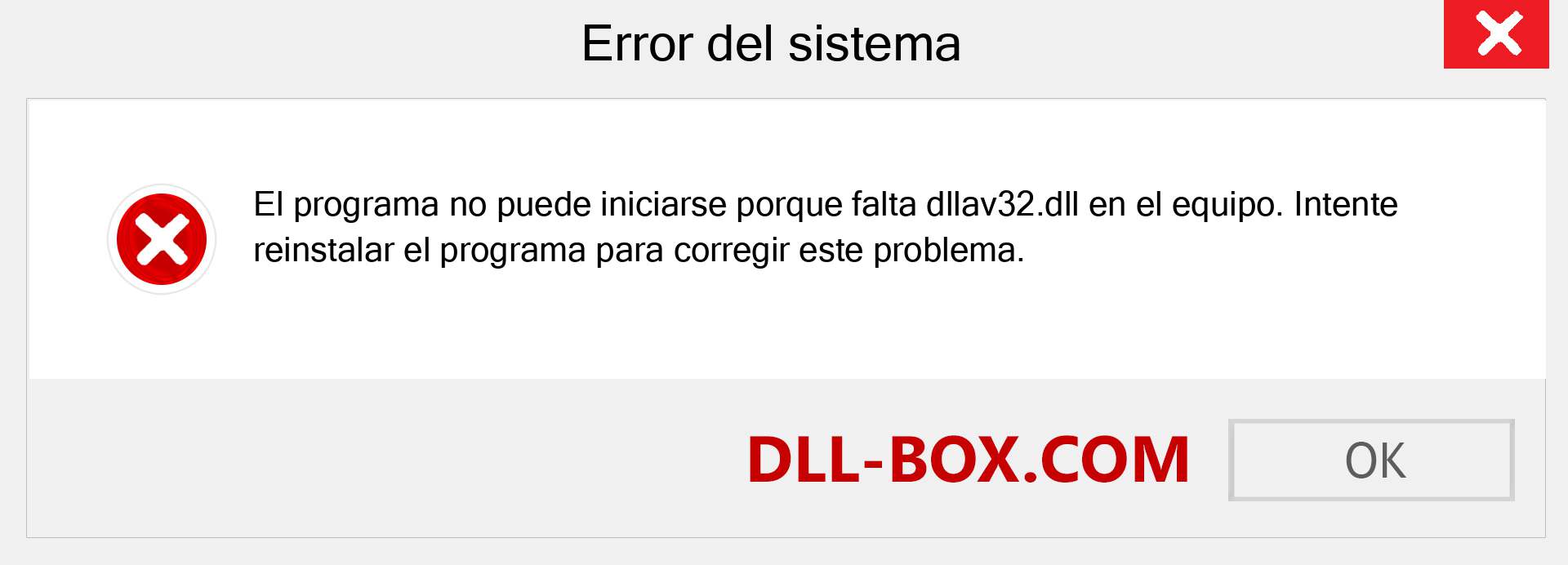 ¿Falta el archivo dllav32.dll ?. Descargar para Windows 7, 8, 10 - Corregir dllav32 dll Missing Error en Windows, fotos, imágenes